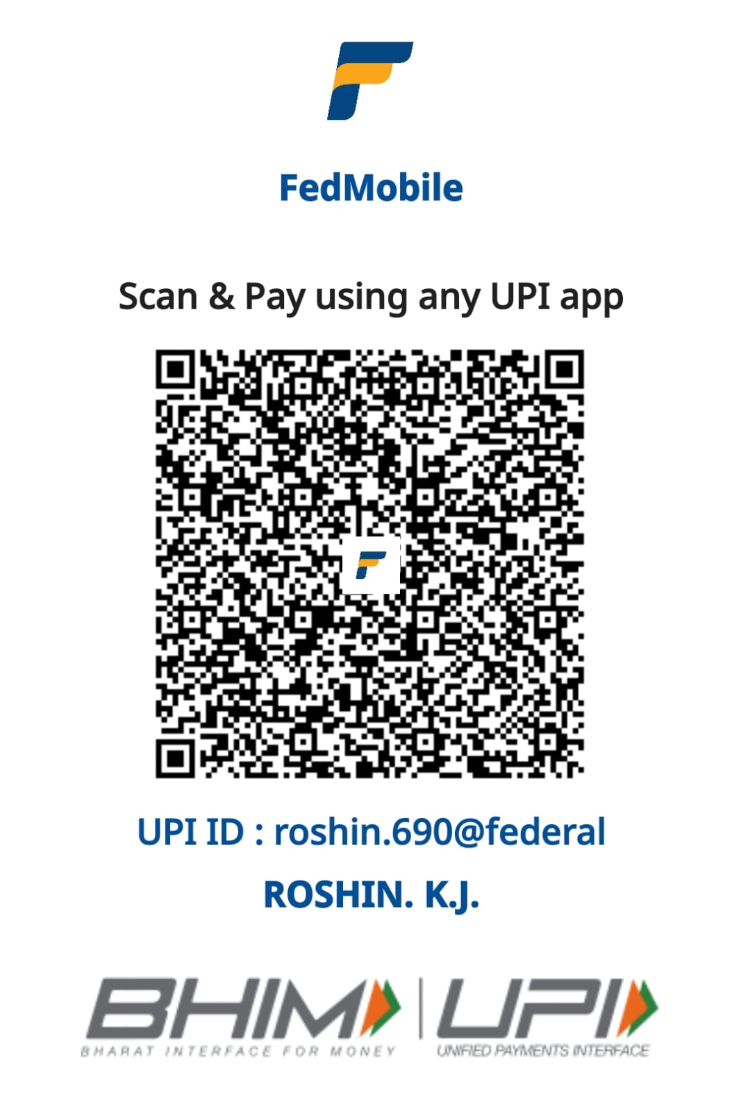 UPI Payment QR Code